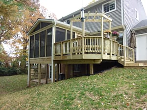 porch - Evergreen Fence & Deck